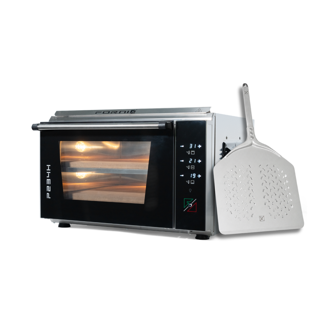 P234H 509 PRO + Pala Premium Effeuno | Forno elettrico per 2 pizze, fino a 509°C