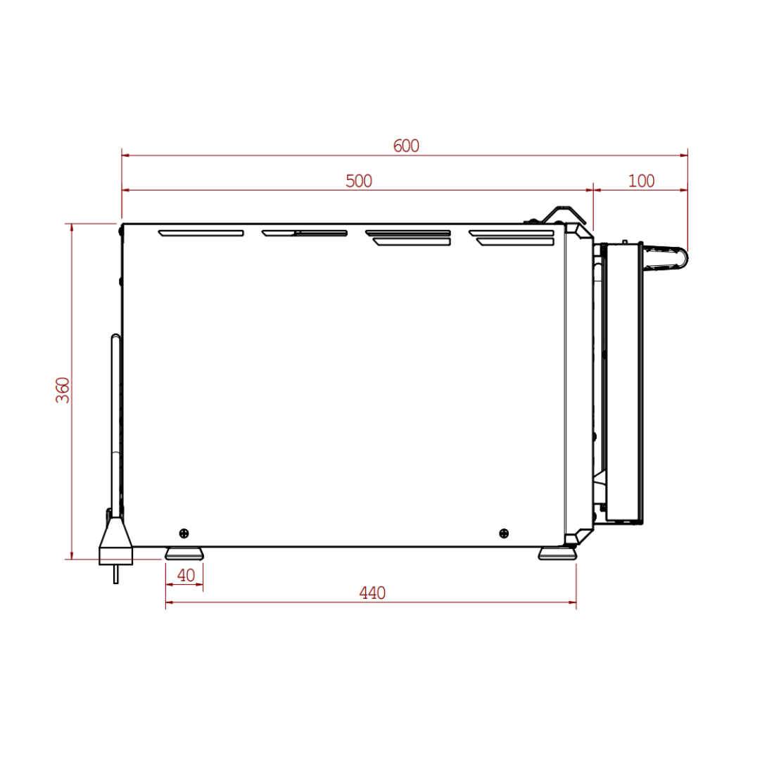 P134HA 509 PRO | Forno elettrico per pizza e pane, fino a 509°C