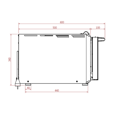 P134HA 509 PRO | Forno elettrico per pizza e pane, fino a 509°C