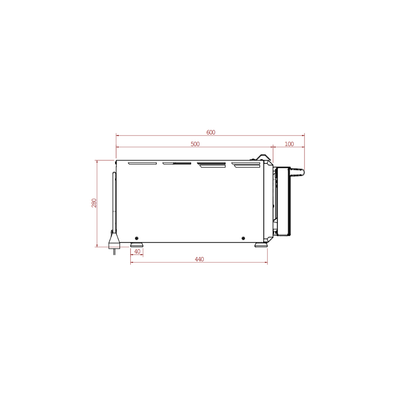 P134H 509 PRO | Forno elettrico RIGENERATO a camera bassa | Acciaio INOX | 509°C