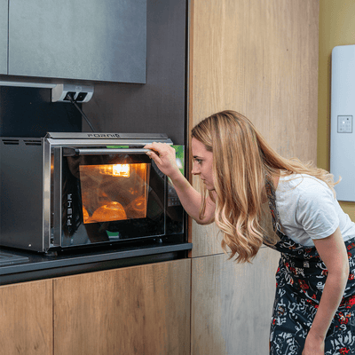 P134A 399E | Forno elettrico RIGENERATO con display touch | Camera 20cm | Acciaio INOX | 399°C