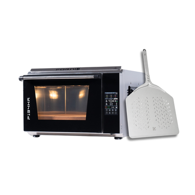 P134HA 509E Extra Power + Pala Premium Effeuno | Forno elettrico per pizza e pane, fino a 509°C