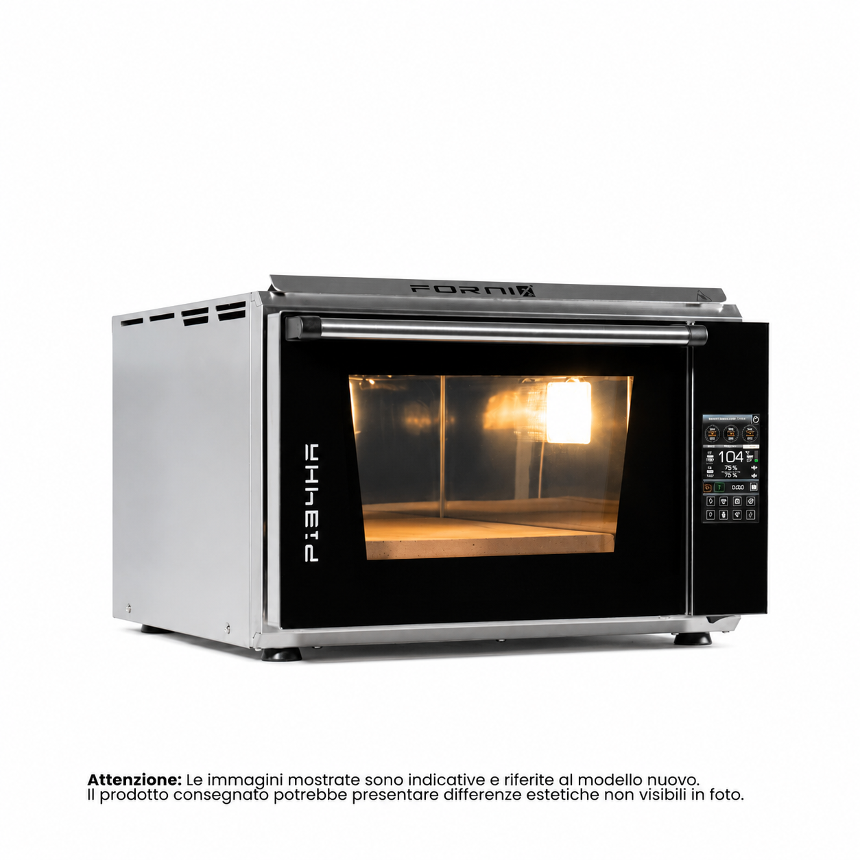 P134HA 509E Extra Power | Forno elettrico RIGENERATO con display touch | Camera 17cm | Acciaio INOX | 509°C