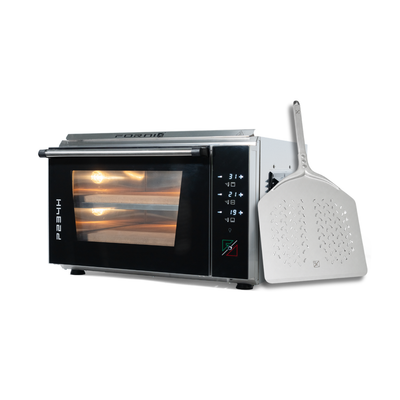 P234H 509 PRO  + Pala Premium Effeuno | Forno elettrico per 2 pizze, fino a 509°C